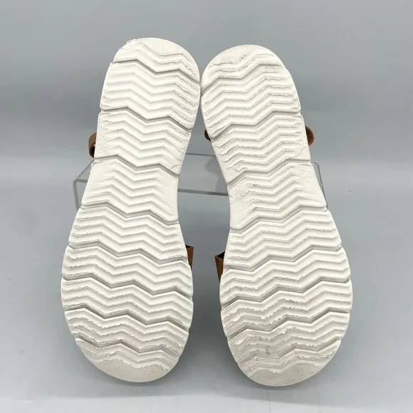 OTBT Womens 9.5M Montauk Sandals‎ Shoes Brown Platform Wedge Ankle Strap Boho - Picture 12 of 13